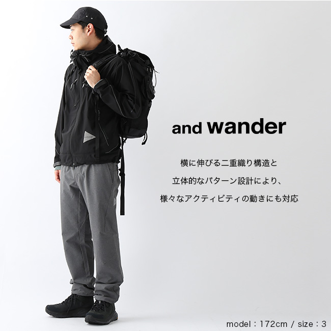 新品入荷 and ショート wander 特別セール品】 アンドワンダー 2way