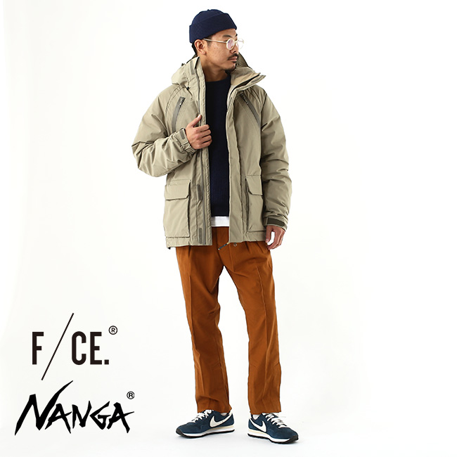 F/CE. × NANGA ダウンコート