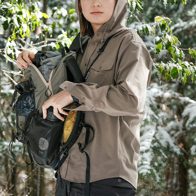 RIDGE MOUNTAIN GEAR リッジマウンテンギア ポリフーデッドロング