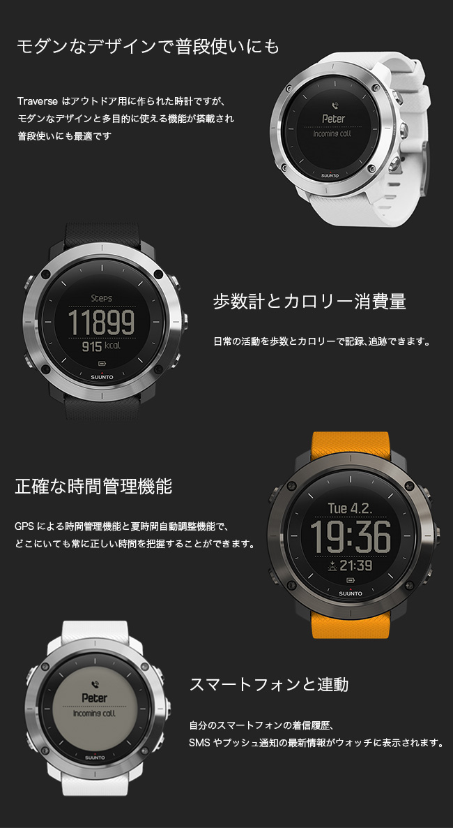 Suunto スント トラバース アルファ Outdoor Style サンデーマウンテン