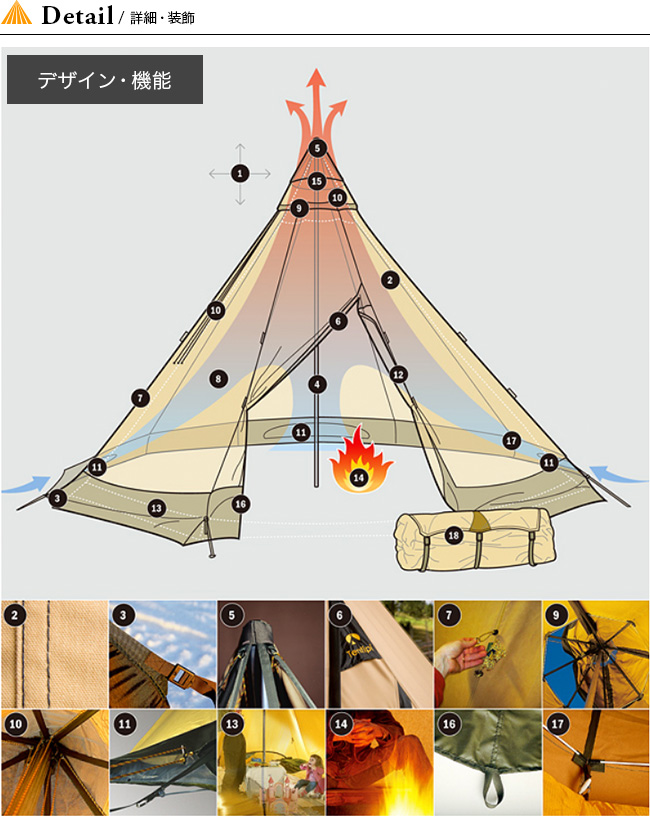 Tentipi テンティピ オリヴィン2CP｜Outdoor Style サンデー